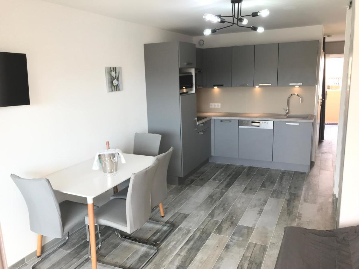 Appartement 2 Pieces, Renove, 2 Piscines+Tennis, Mer, Climatisation 昂蒂布 外观 照片